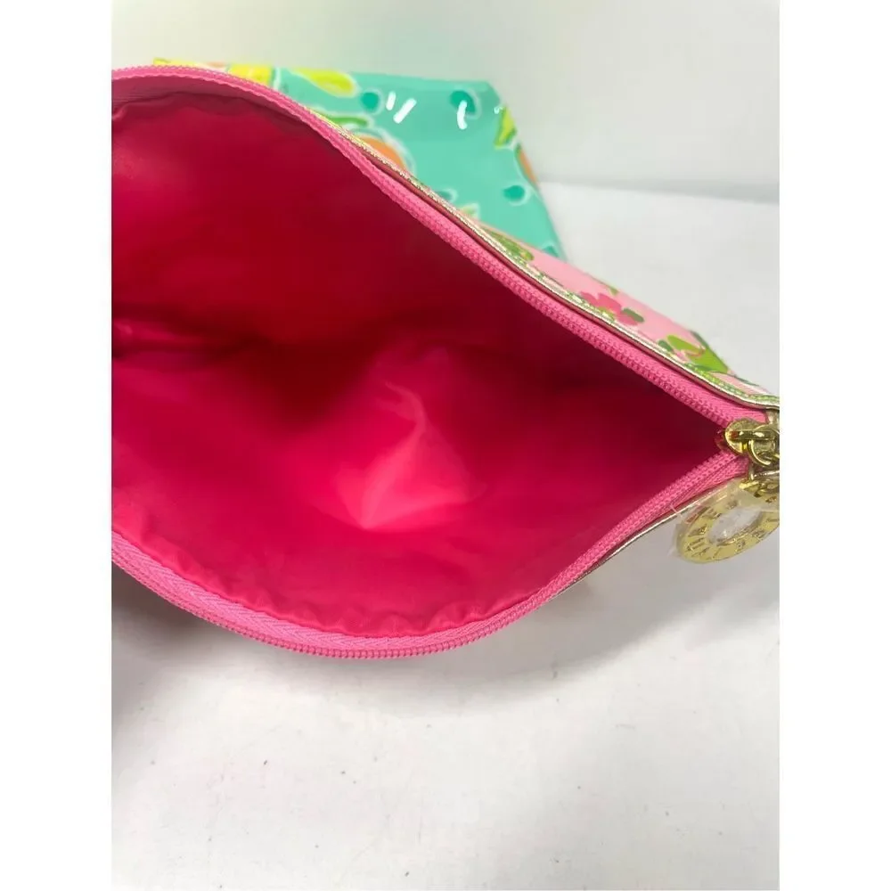 Lily Pulitzer for Estée Lauder Cosmetic Bags Set of 2 Unused